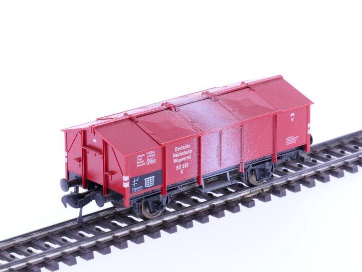 Schaal H0 Fleischmann 5210 DR          Klapdekselwagen ka..., Hobby en Vrije tijd, Modeltreinen | H0, Overige typen, Zo goed als nieuw