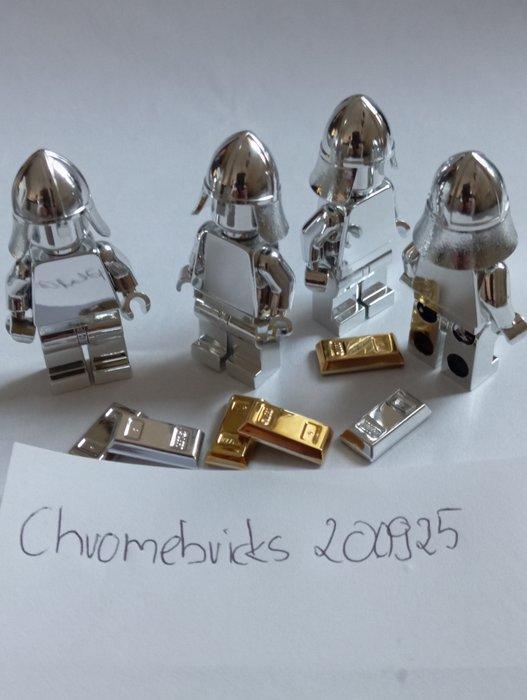 Lego Minifiguur - Castle - 20x Lego minifigure custom Chrome, Kinderen en Baby's, Speelgoed | Duplo en Lego