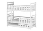 Stapelbed Olga - 3-persoons - Wit - 80 x 200, Kinderen en Baby's, Verzenden, Nieuw, Stapelbed