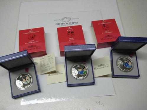 4,50 Euro Frankreich 3 x 1,50 Euro 2007 Tintin Tim en Str..., Postzegels en Munten, Munten | Europa | Euromunten, Verzenden