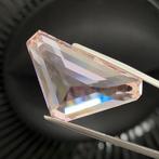 Oranje, Roze Kunziet - 93.98 ct - nternational Colored, Nieuw