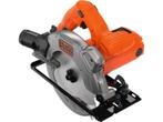 BLACK+DECKER CS1250L-QS Cirkelzaag - 1250W - Diepte, Verzenden, Zo goed als nieuw