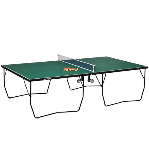 TRUUSK SPORTNOW Indoor Tafeltennistafel Met Wielen, Opvouwba, Sport en Fitness, Biljarten en Poolen, Nieuw, Verzenden