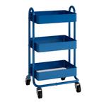 [en.casa] Keukentrolley Pyhäntä met 3 manden 78,5x46x35 cm b, Verzenden, Nieuw