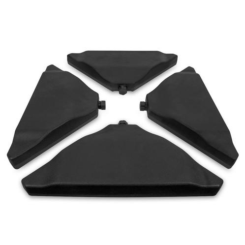 Premium Parasoltegels – Driehoekig - Vulbaar | 4 st., Tuin en Terras, Parasols, Nieuw, Verzenden