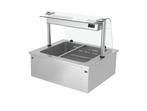 GGM Gastro | Bain marie inbouw - 0,8m - 2x GN 1/1 - met |, Verzenden, Nieuw in verpakking