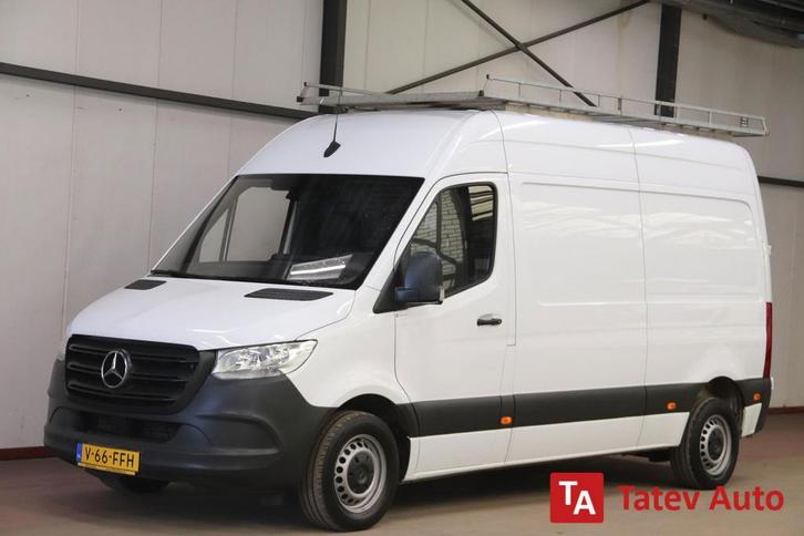 Zakelijke Lease |  Mercedes-Benz Sprinter L2H2 IMPERIAAL AIR, Auto's, Bestelauto's, Lease, Handgeschakeld, Wit, Mercedes-Benz