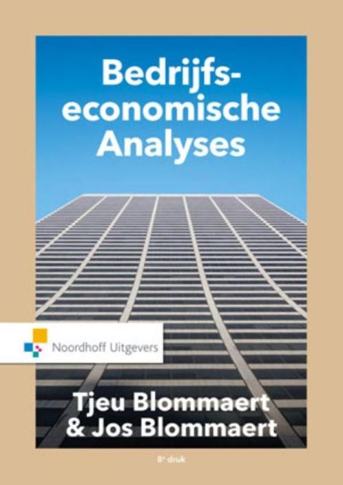 Bedrijfseconomische analyses 9789001809515, Boeken, Economie, Management en Marketing, Zo goed als nieuw, Verzenden