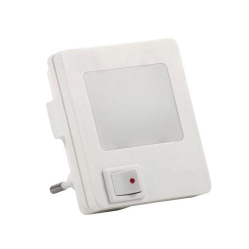 Nachtlampje vierkant - wit - met schakelaar - 1,5 Watt, Huis en Inrichting, Overige Huis en Inrichting, Ophalen of Verzenden
