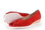 Gabor Ballerinas in maat 38 Rood, Verzenden, Gabor, Ballerina's, Zo goed als nieuw