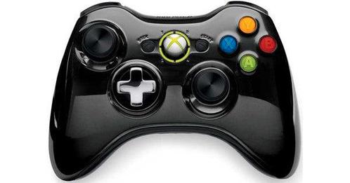 Microsoft Xbox 360 Controller - Chrome Black / Zwart, Spelcomputers en Games, Spelcomputers | Xbox 360, Zo goed als nieuw, Verzenden