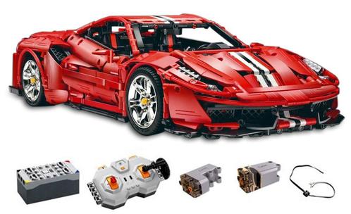 CaDA MASTER Italian Super Car  red incl. power system, Kinderen en Baby's, Speelgoed | Bouwstenen, Nieuw, Verzenden