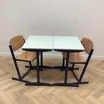 Tweedehands complete school set Eromes 10 stoelen + 10, Huis en Inrichting, Ophalen of Verzenden, Gebruikt, Hout, Eén