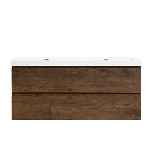 Badkamermeubel Summer 120cm walnoot zonder kraangat, Doe-het-zelf en Verbouw, Sanitair, Verzenden