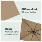 Tweedekans | LifeGoods Parasol - 300x300 cm - Kantelbaar - 7, Ophalen of Verzenden, Zo goed als nieuw