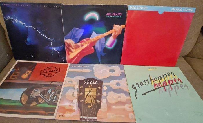 Dire Straits, JJ Cale - 6 Albums - LP albums (meerdere, Cd's en Dvd's, Vinyl Singles
