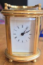 Rijtuigklok - Messing, Glas - 1950-1960, Antiek en Kunst