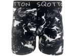 Boxershort - SQOTTON® - Jungle - Zwart/Wit, Verzenden