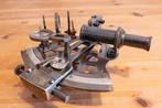 Sextant - Hout, Messing - mikrometer Sextant Messing antik-, Antiek en Kunst
