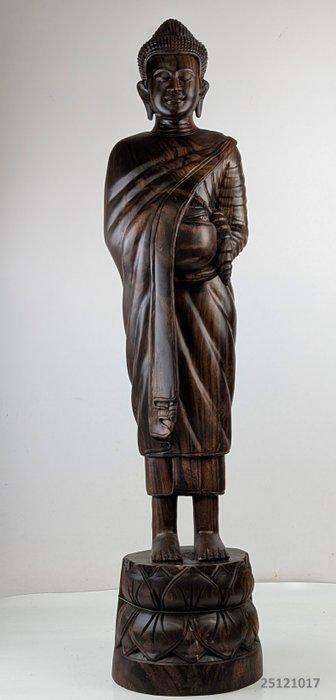 Groot beeld Shakyamuni Boeddha ( 81cm ) - Beeld - Cambodja, Antiek en Kunst, Kunst | Niet-Westerse kunst