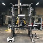 Gymfit multi functionele Smith machine | incl gewichtenblok, Verzenden, Gebruikt