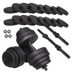 Dumbbell Set | 30 kg | Zwart, Ophalen of Verzenden, Nieuw