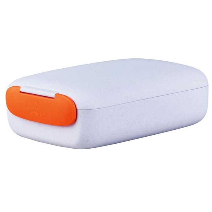 BioLoco Urban Lunchbox Rechthoekig PLA - Marshmellow Wit/Ora, Huis en Inrichting, Keuken | Keukenbenodigdheden, Nieuw, Ophalen of Verzenden