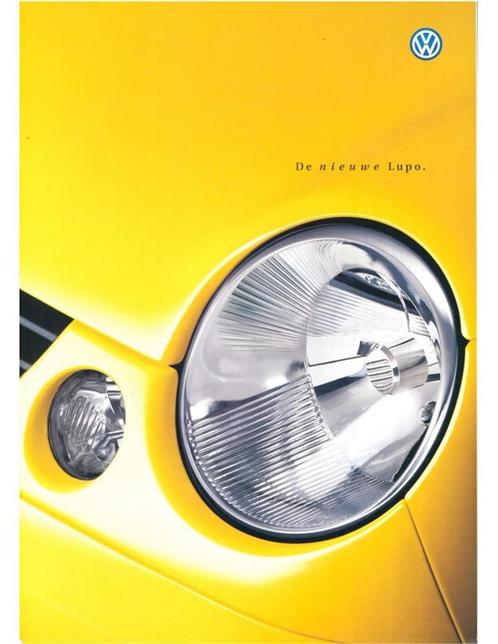 1999 VOLKSWAGEN LUPO BROCHURE NEDERLANDS, Boeken, Auto's | Folders en Tijdschriften, Volkswagen