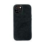 iPhone 15 - Alcantara Case | Carbon Black, Ophalen of Verzenden, Nieuw, Hoesje of Tasje