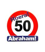 Abraham Deurbord 50 Jaar Verkeersbord 50cm, Verzenden, Nieuw