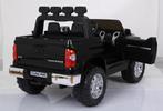 Kinderauto, TOYOTA TUNDRA, zwart, 2 zitter, RC, leder, NIEUW, Ophalen of Verzenden, Nieuw