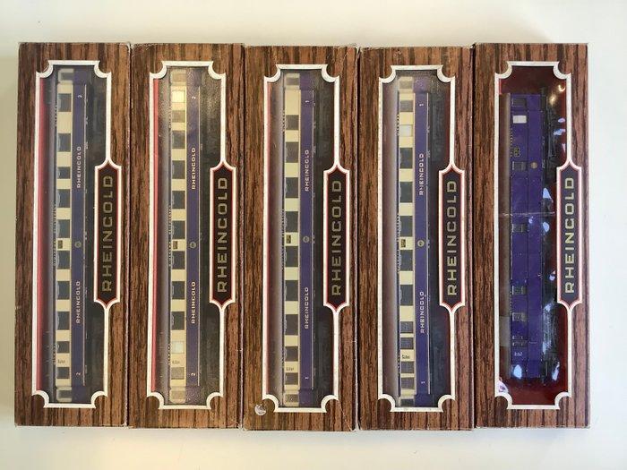 Liliput H0 - Modeltrein personenwagen (5) - Complete, Hobby en Vrije tijd, Modeltreinen | H0