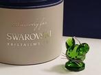 Swarovski - Figuur - Dunkelgrüne Maus mit Box ohne Etikette, Antiek en Kunst, Curiosa en Brocante