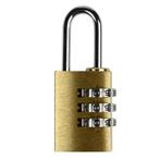 Tri-Circle Compact hangslot - Driecijferige code - Messin..., Doe-het-zelf en Verbouw, Ophalen of Verzenden, Nieuw