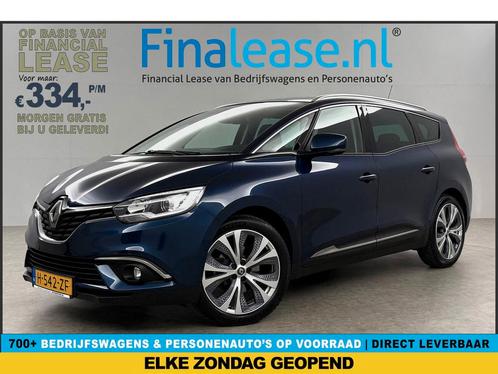 Renault Grand Scénic 1.3 TCe Intens 7P 141PK LED Cam €334pm, Auto's, Renault, Lease, Automaat, SUV of Terreinwagen, Benzine, Blauw