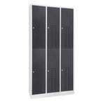 -13% Lockerkast Premium 6-deurs - Grijs - Gratis verzending, Huis en Inrichting, Verzenden, Nieuw