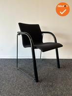 Vergaderstoel - Thonet - Zwart - nieuwe zwarte stoffering, Vergader- of Presentatieruimte, Ophalen of Verzenden, Gebruikt, Stoel