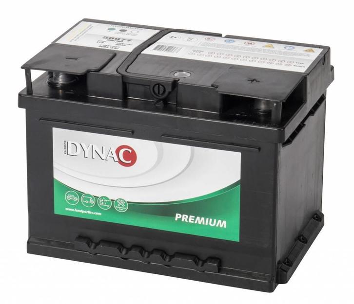 Dynac Start accu 12 volt 60 ah Type 56077L, Watersport en Boten, Accessoires en Onderhoud, Nieuw, Ophalen of Verzenden