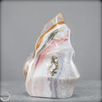 Prachtige jaspis-achatvlam een fascinerende symbiose van