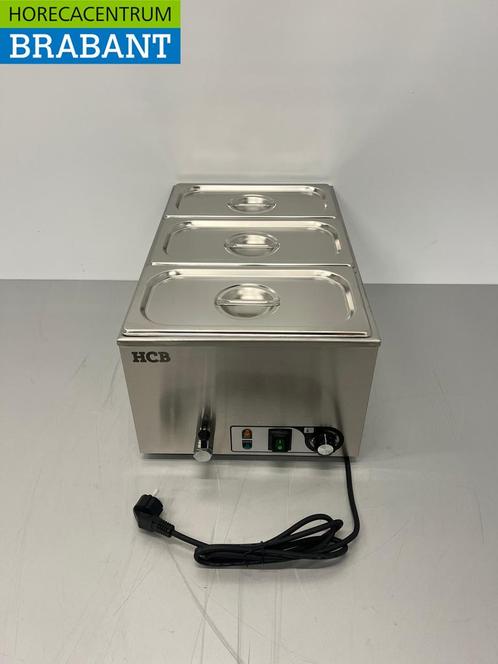 RVS Bain marie 3 x 1/3 GN 230V Horeca, Zakelijke goederen, Horeca | Keukenapparatuur, Nieuw in verpakking, Ophalen of Verzenden