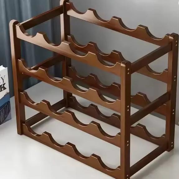 Rode Wijnrek – Huishoudelijk Display en Opbergrek, Huis en Inrichting, Woonaccessoires | Wijnrekken, Nieuw, Verzenden