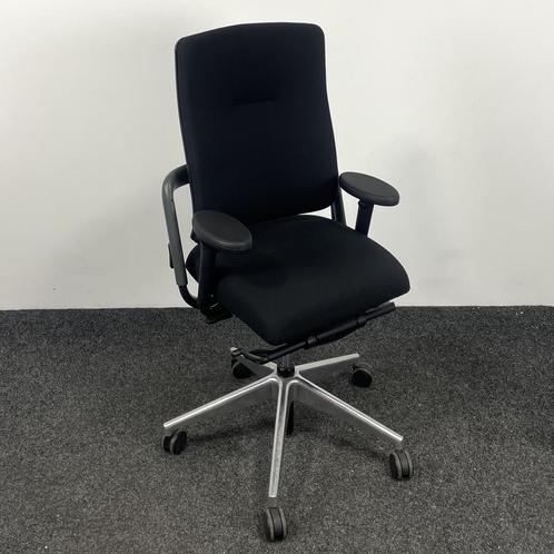 Grahl Xenium Bureaustoel - Chroom Voetkruis - Zwart, Huis en Inrichting, Bureaustoelen, Bureaustoel, Gebruikt, Ergonomisch, Ophalen of Verzenden