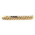 Gouden gourmet armband 21 cm 18 karaat, Verzenden, Zo goed als nieuw, Goud, Goud