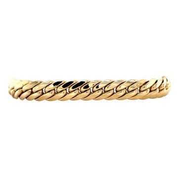 Gouden gourmet armband 21 cm 18 karaat beschikbaar voor biedingen