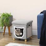 TRUUSK Kattenhol Ottoman Met Kussen En Krabmat, Speelbal, An, Dieren en Toebehoren, Verzenden, Nieuw