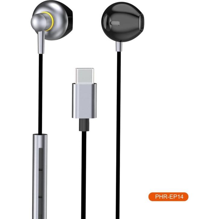 USB-C Oortjes - Oortjes met Draad - Type-C Oordopjes, Telecommunicatie, Mobiele telefoons | Oordopjes, Ophalen of Verzenden