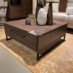 Salontafel Scuro - Donkerbruin - Lamulux - Pronto Wonen, 50 tot 100 cm, Vierkant, Nieuw, Modern