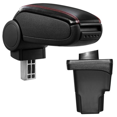 Armsteun-Seat Leon III-5F-2012-kunstleer-zwart+rood stiksel, Auto-onderdelen, Interieur en Bekleding, Nieuw, Verzenden