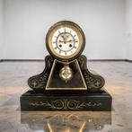 Pendule - Marmer, Glas, Messing - 1850-1900 - Zeldzame vorm