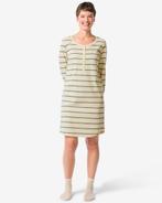 HEMA Damesnachthemd strepen groen, Verzenden, Groen